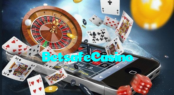 BetsafeCasino casino presented on mobile device in Pakistan with slots and live games